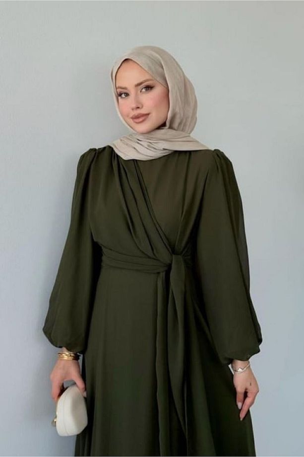 İzelya Şifon Elbise - 2