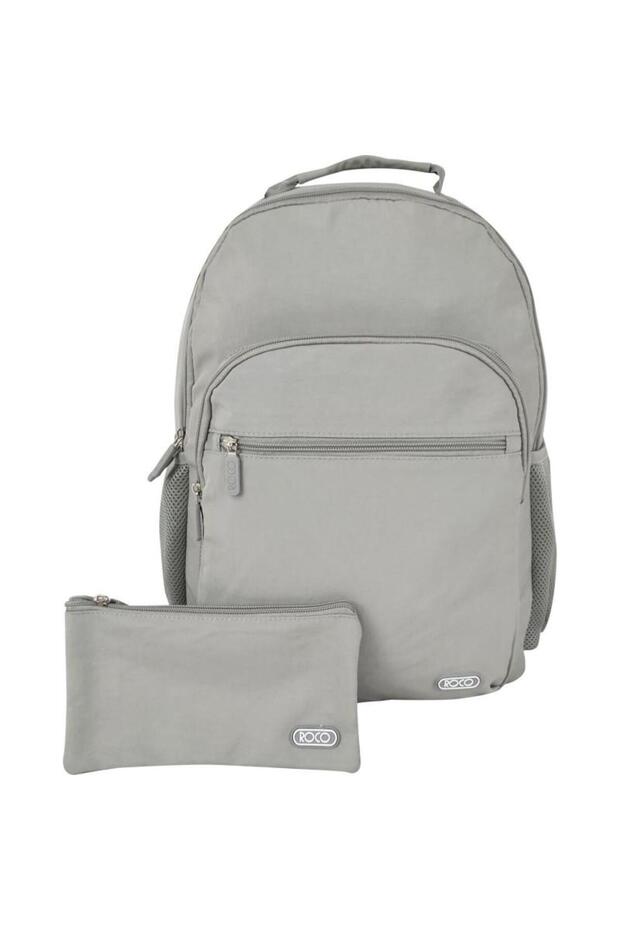Basic Classic Backpack with Accessory - 2