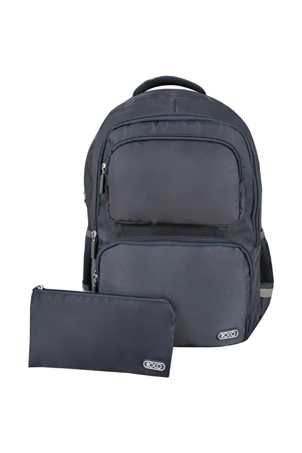 Basic Classic Backpack with Accessory - 2