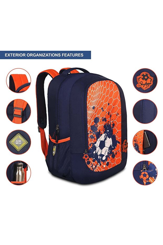 STRIKE 02 SCHOOL BACKPACK RED - 4
