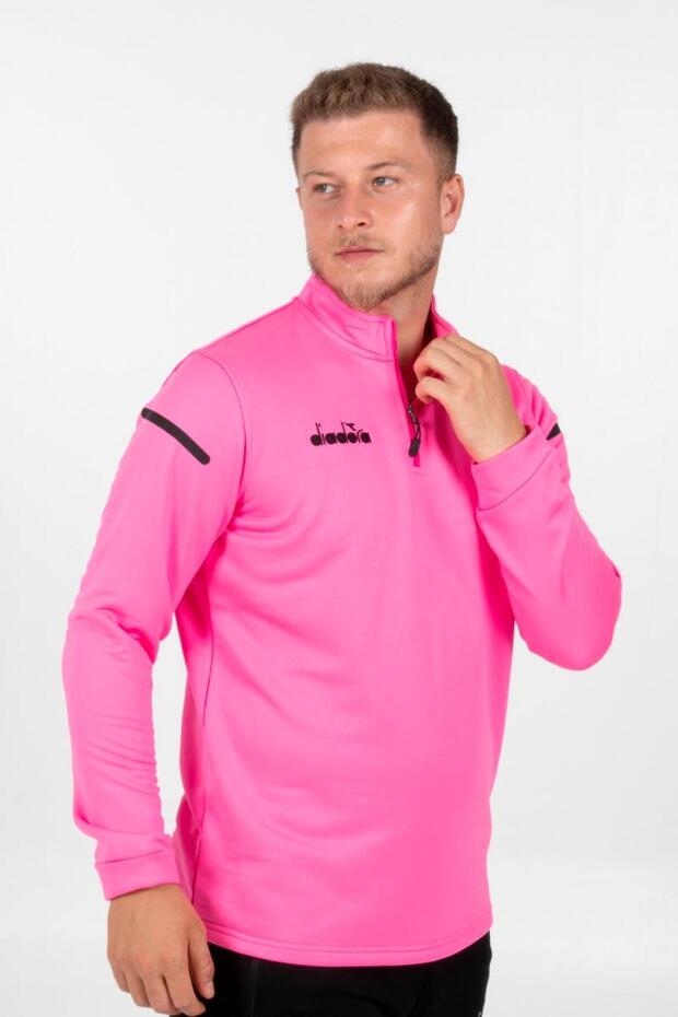 Alto 25 Antrenman Eşofmanı Tek Üst Pembe - 3