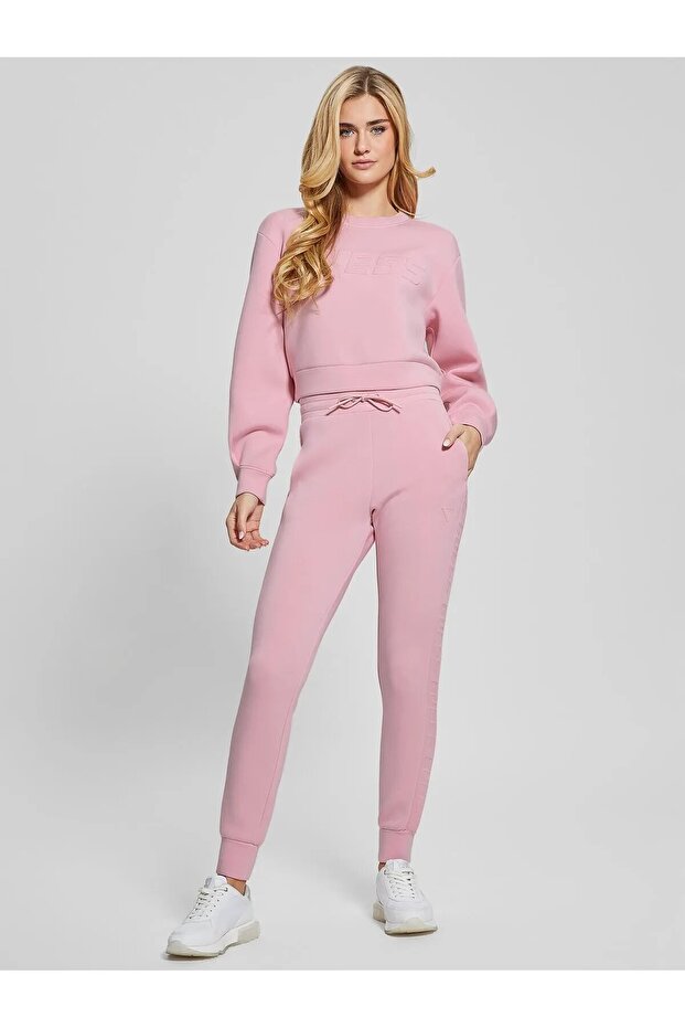 Yan Logo Şeritli Jogger Pantolon V2YB18K7UW2 - 5