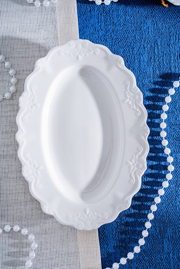 King Oval Kayık Tabak - 20 cm - 3