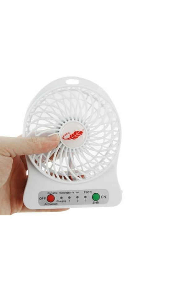 Şarjlı Taşınabilir Mini Fan - Vantilatör - 3