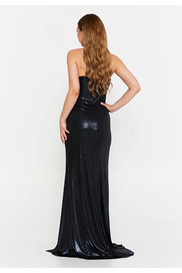 6119SIM SİMLİ ELBİSE - 4