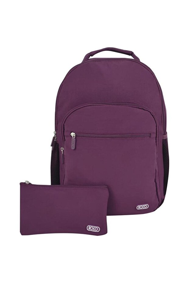 Basic Classic Backpack with Accessory - 2