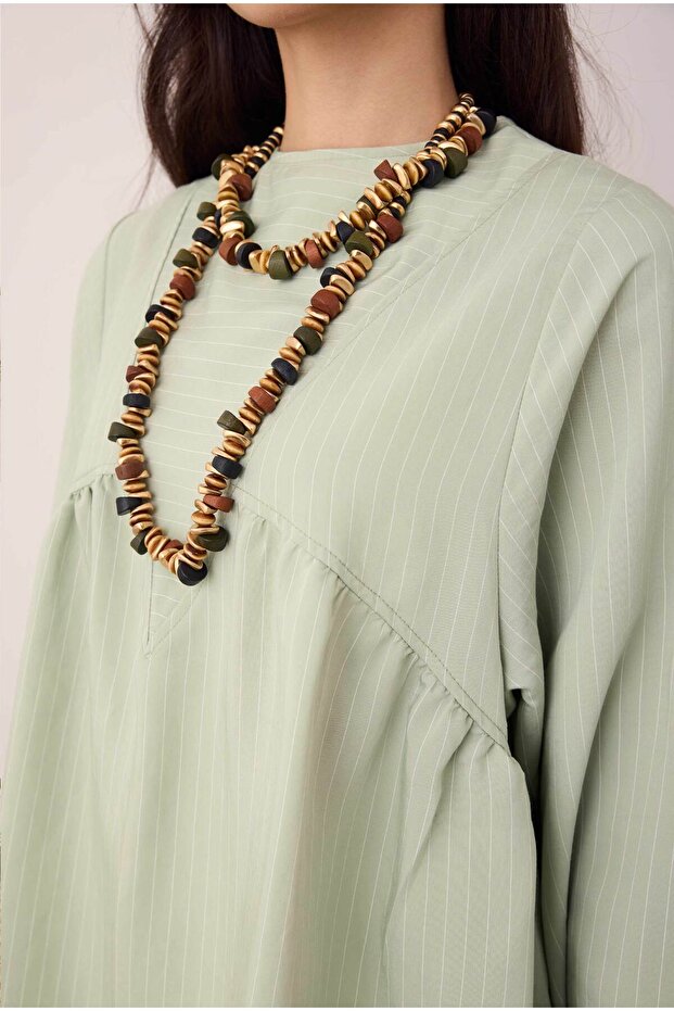 V Panama Tunik Okaliptus - 3