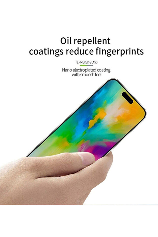 عبوة من قطعتين من واقيات الشاشة لهاتف Apple iPhone 16 Pro Max - أسود - 4