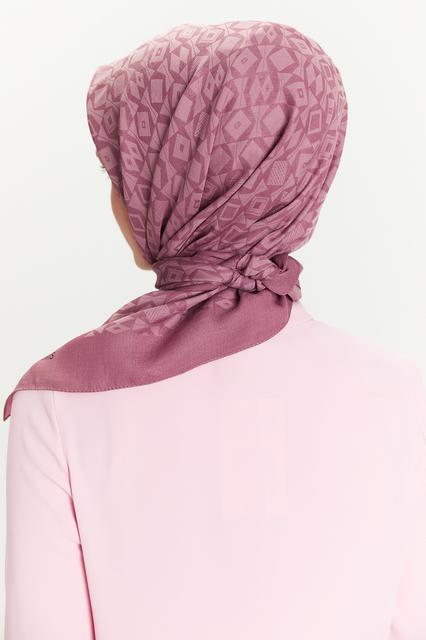 Etnik Desenli Eşarp - 4