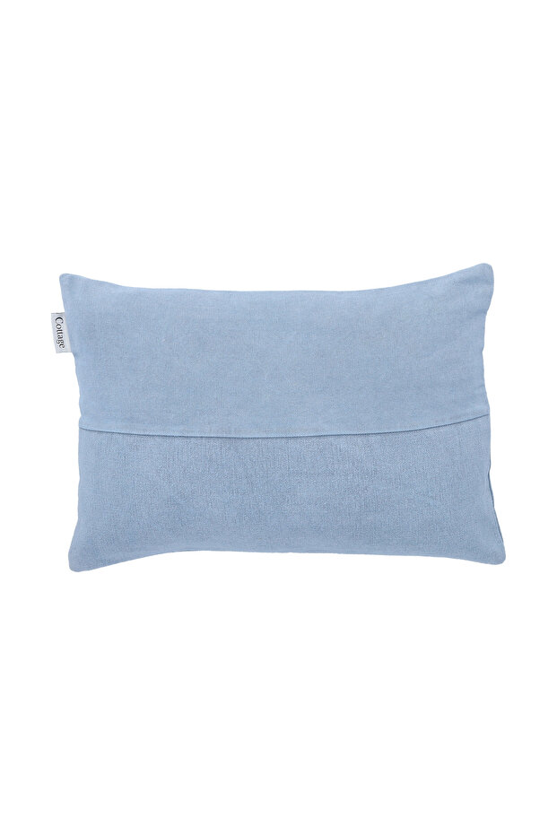 وسادة قطنية مستطيلة سادة - 30*50 سم - 2