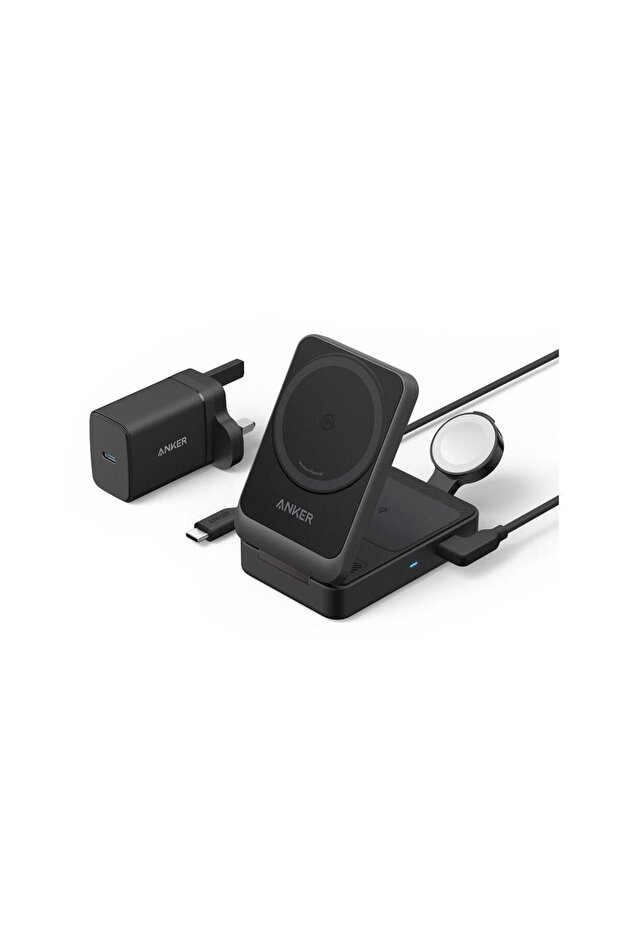 Maggo Wireless Charging Station (15W/ Foldable 3-In-1) -