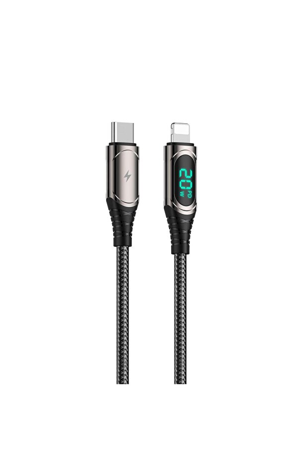 Premium Nylon LED Cable PD Type C-Lightening 1.2M -