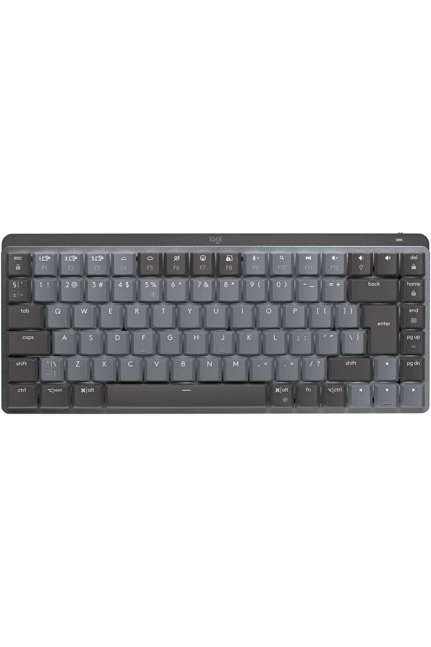 Wireless Keyboard MX Mechanical Performance Mini, Illuminated, Silent, USB, BT, US INT, Bla - 4