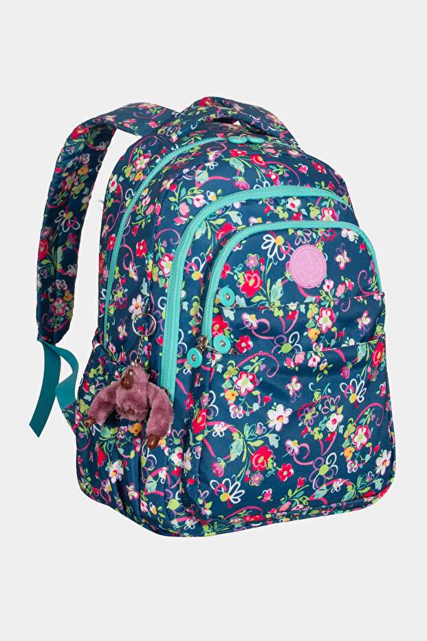 My Polo Durable Unisex School Backpack with Crinkil Toy