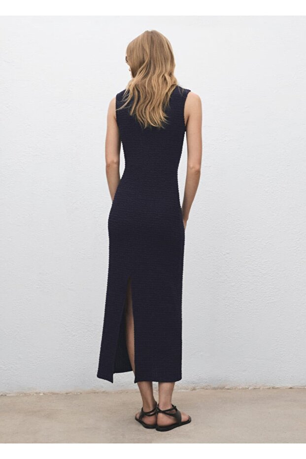 Uzun dokuma elbise - 4