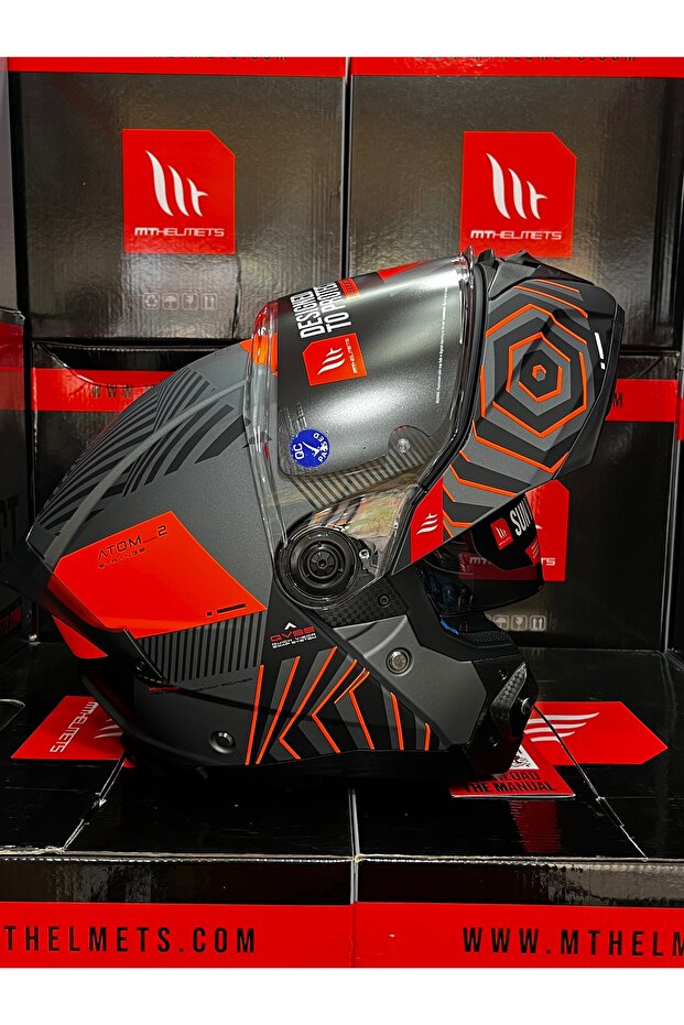 Helmets Atom 2 SV Strange C4 Çene açılır kask - 3