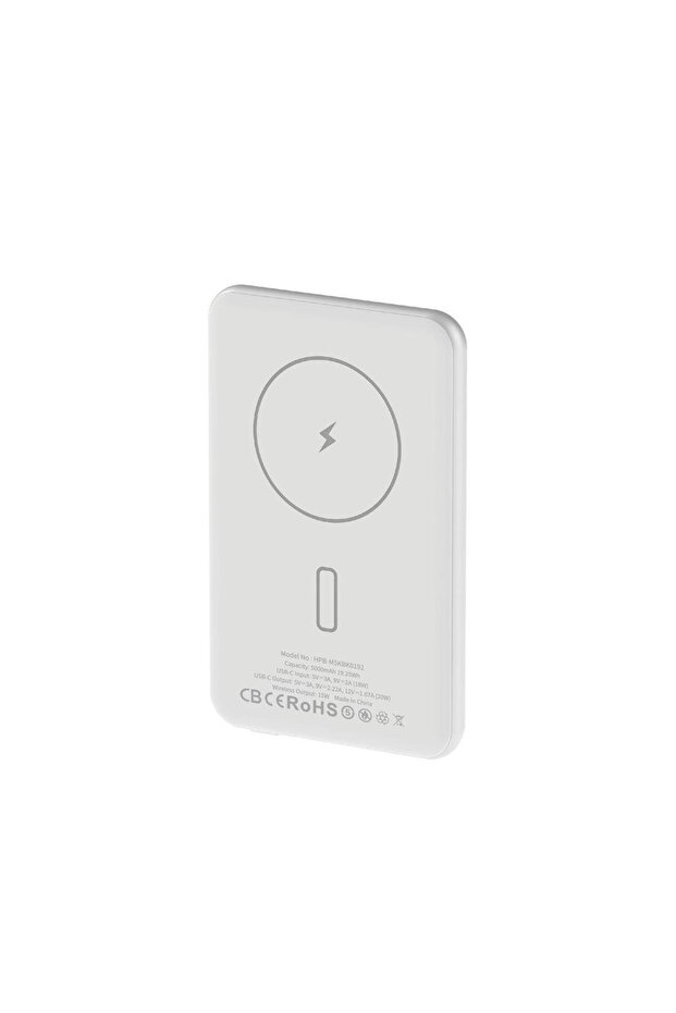 Mowa S5 Super Slim Magsafe Power Bank 5000 mAh - White