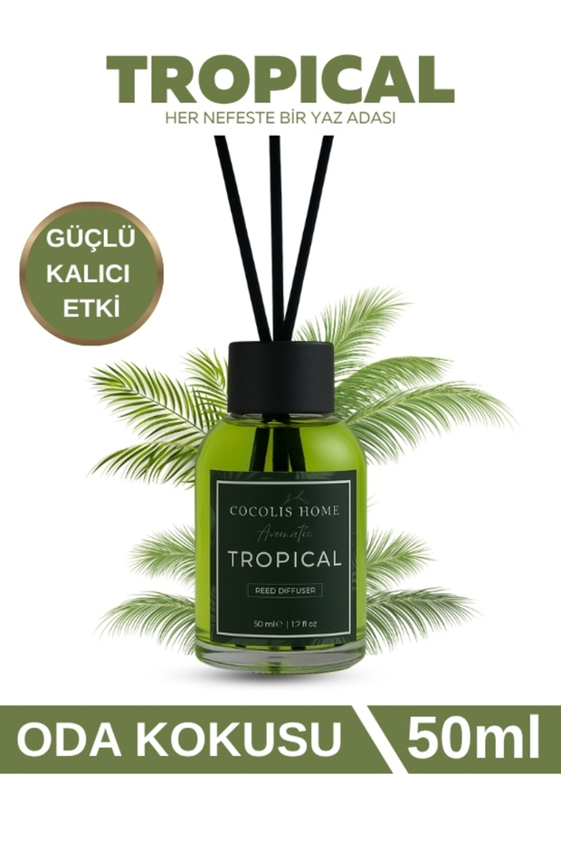 Tropical Reed Diffuser 50ml Tropikal Çubuklu Oda Kokusu - 1