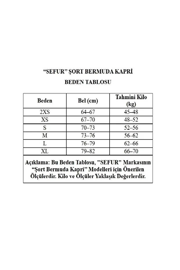 BAGGY Unisex Denim Şort Bermuda - 6