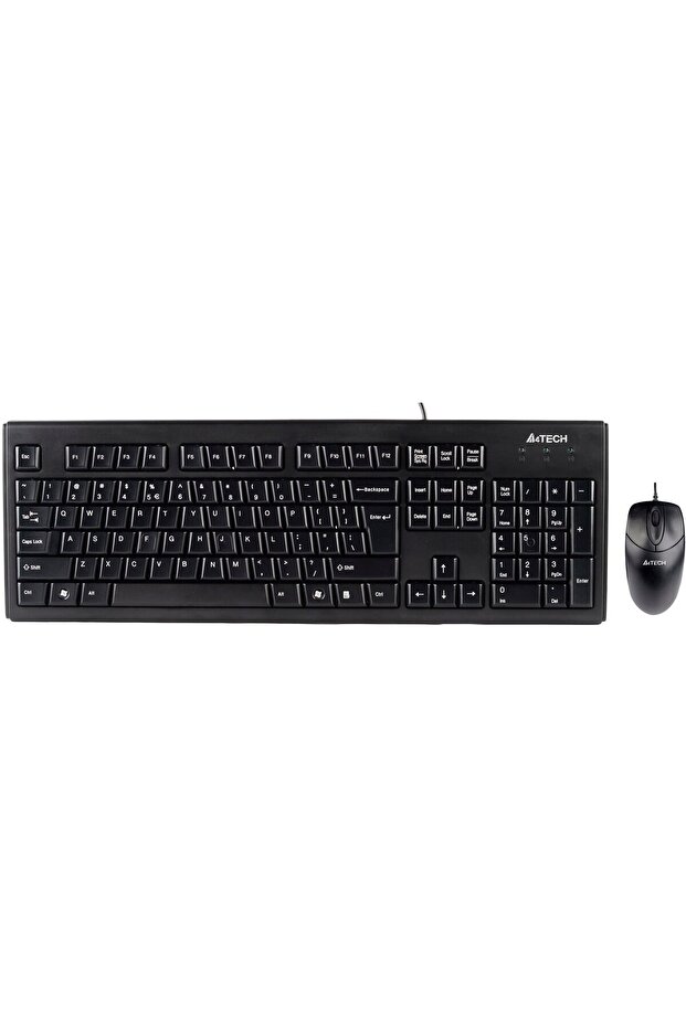 Kit Keyboard + Mouse A4Tech KRS-8372, USB, Black - 3