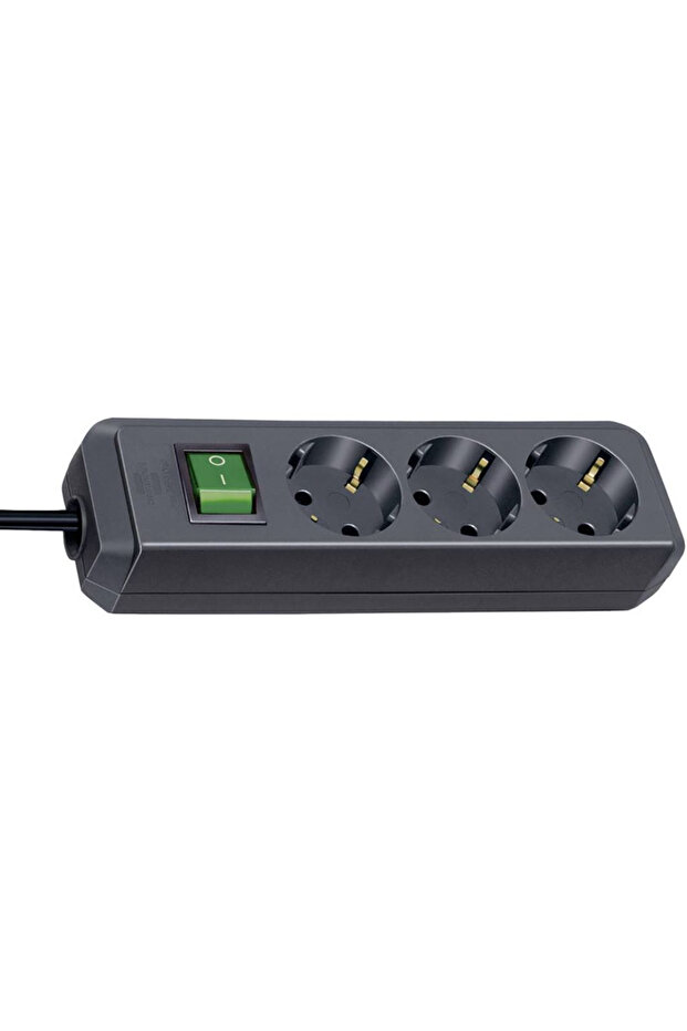 Extension Cord with Multiple Sockets, 3 Outlets, 3m, Switch, -Line, - 4