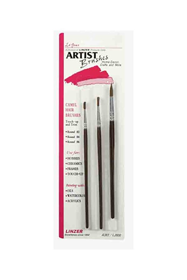 3-Piece Paint Brush Set - 1