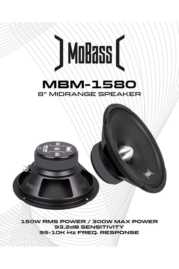 Mbm-1580 YENİ NESİL 20cm kurşun göbek MİDRANGE SOUND - 1