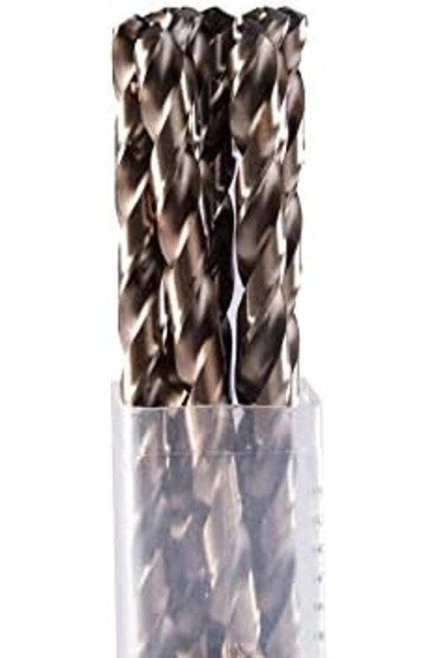 Drill Bits 10PCS 0.5mm-8.0mm M35 HSS-CO Cobalt Drill Bits HSS Drill Bit for Stainless Steel (Size :