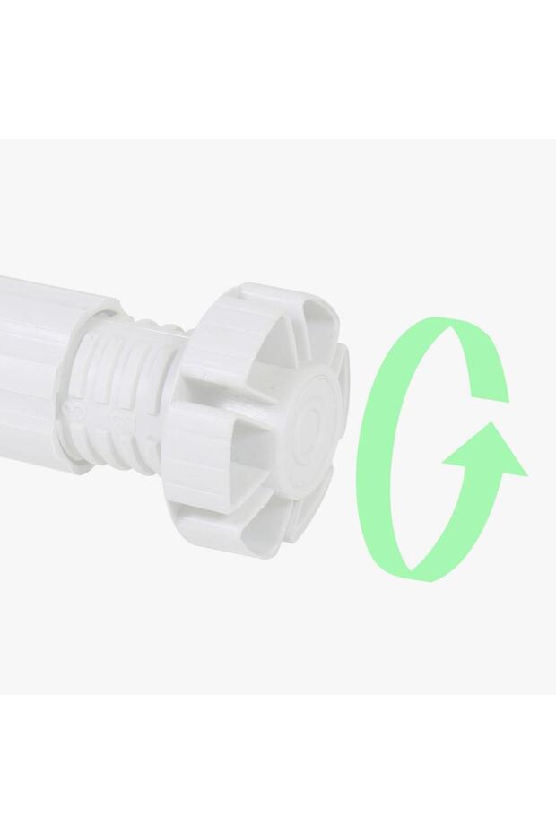 Ayarlanabilir 10 Adet 15 Cm Plastik Ayak Mobilya Tezgah Dolap Yükseltici Yükseltme Ayakları Ayağı - 6