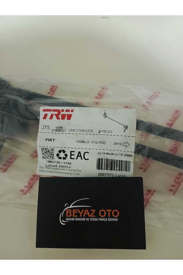 Z ROTU SET 2ADET FIAT DOBLO III 10 OPEL COMBO D 10 1.3D MTJ 1.6D MTJ 2.0D MTJ 51898527 - 2