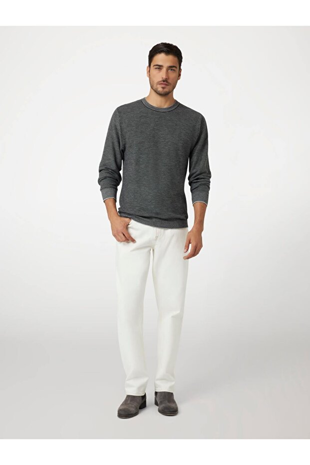 Earle Erkek İpek Yün Karışımlı Triko - 2