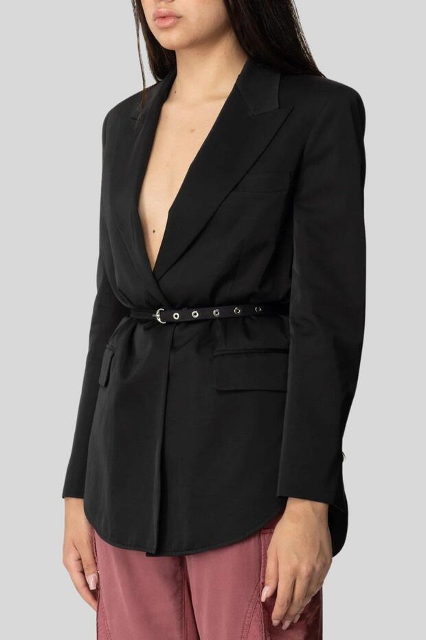 Kadın Ceket Siyah - 4