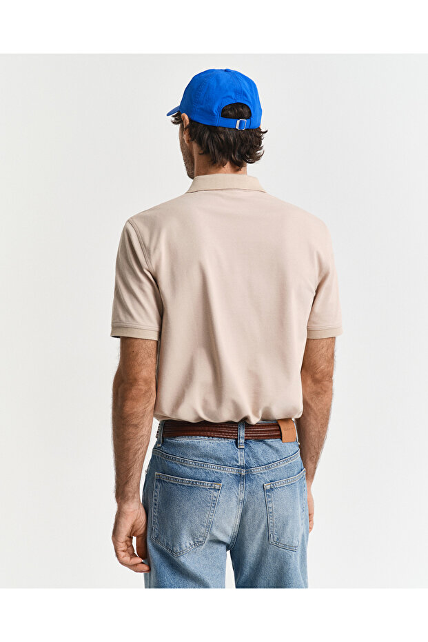 Erkek Bej Regular Fit Polo - 3