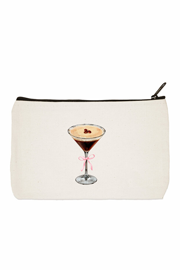 Goblet Printed Makeup Bag - 1