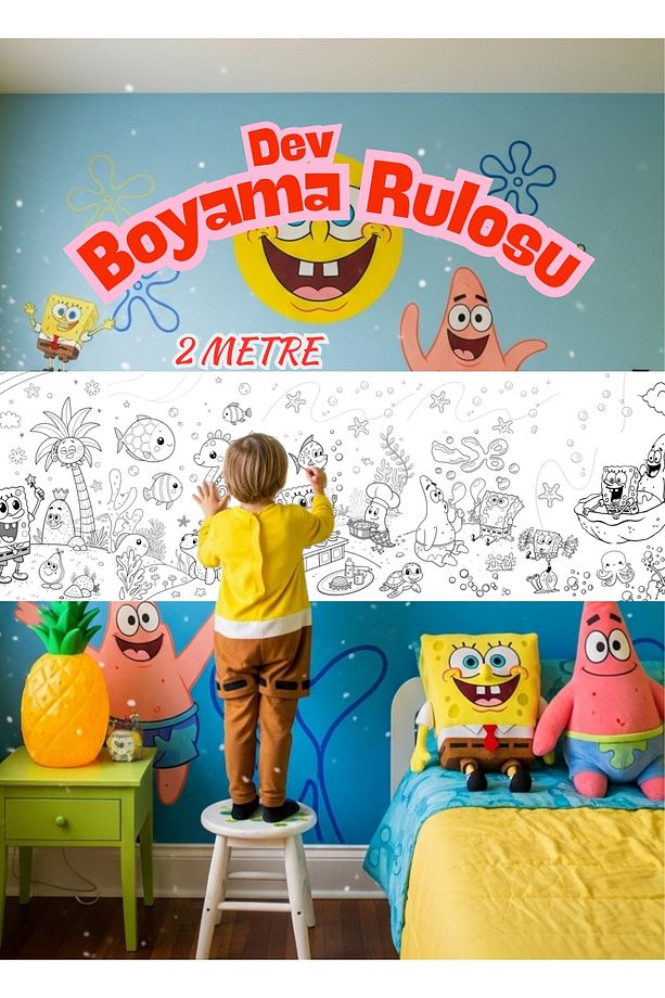 Sünger Bob Dev Boyama Etkinliği - 1