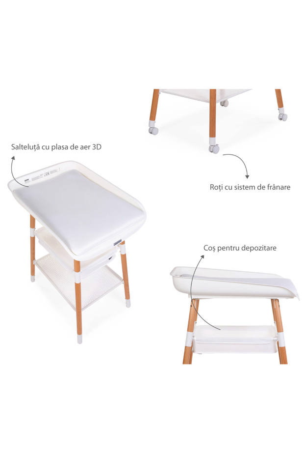 Evolux Changing Table White - 5