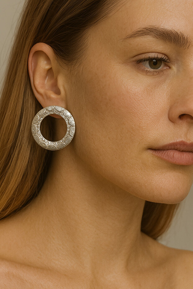 Ring Minimal Stone Earrings