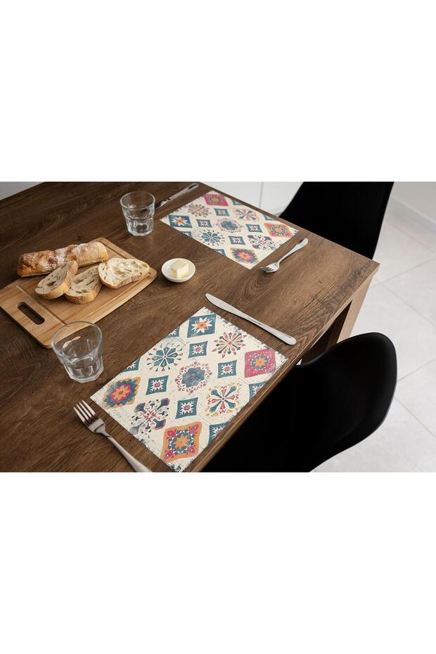 Polyester Rectangular Patterned American Service Supla - 2