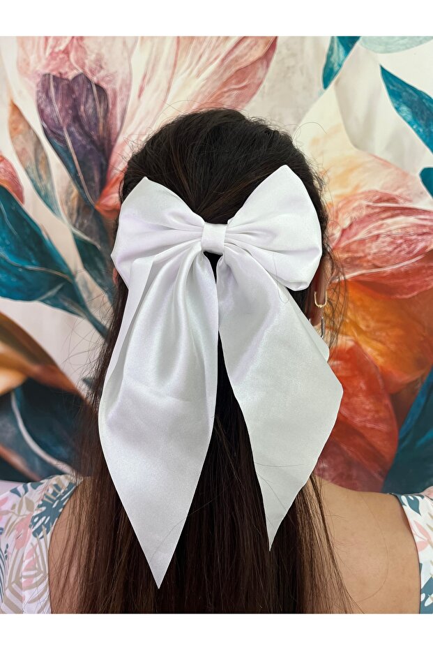 ربطة عنق من الساتان موديل مشبك تلقائي - 3