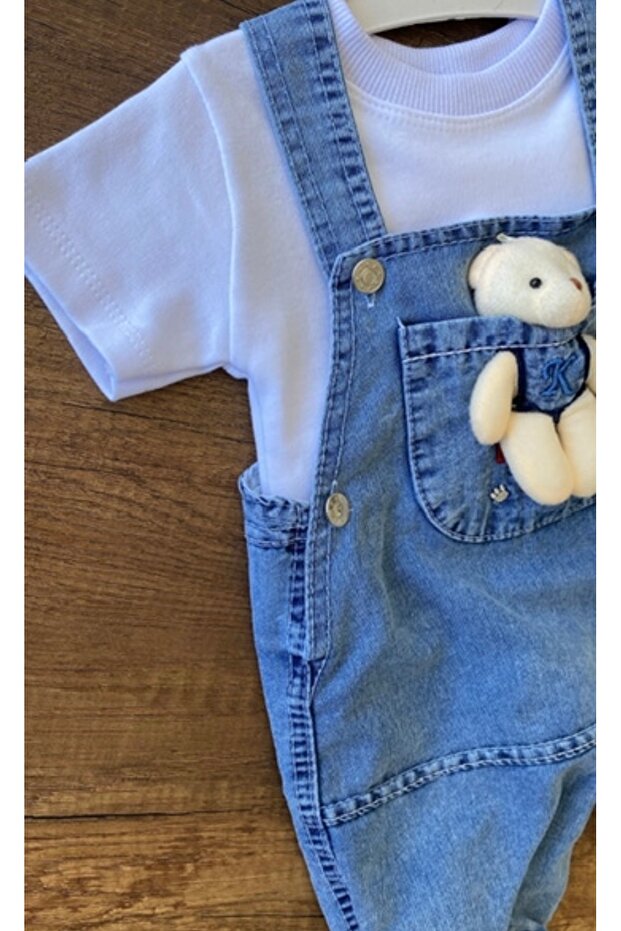 Ayıcıklı Bebek Salopet - 2