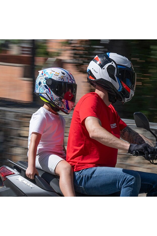 KID NEXT LEVEL BEYAZ ÇOCUK KASK - 8