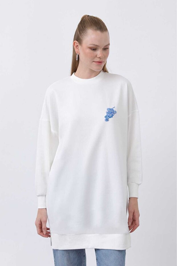 NAKIŞ BASKI DETAYLI TUNİK - 2