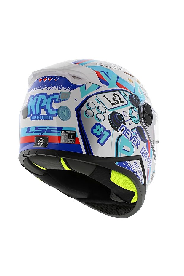 KID NEXT LEVEL BEYAZ ÇOCUK KASK - 4