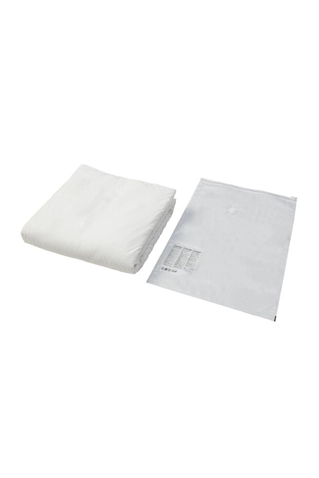 2 Adet Vakumlu Hurç 67x100 Cm 2'li Set Şeffaf Saklama Kutusu Hurc - 3