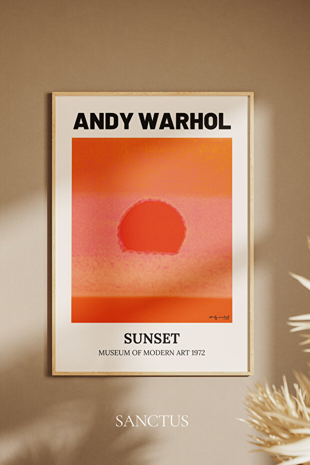 Sunset - Ahşap Çerçeveli Tablo