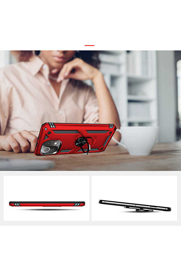 Mi 11 Lite Case Cppl Vega Cover - Red - 5