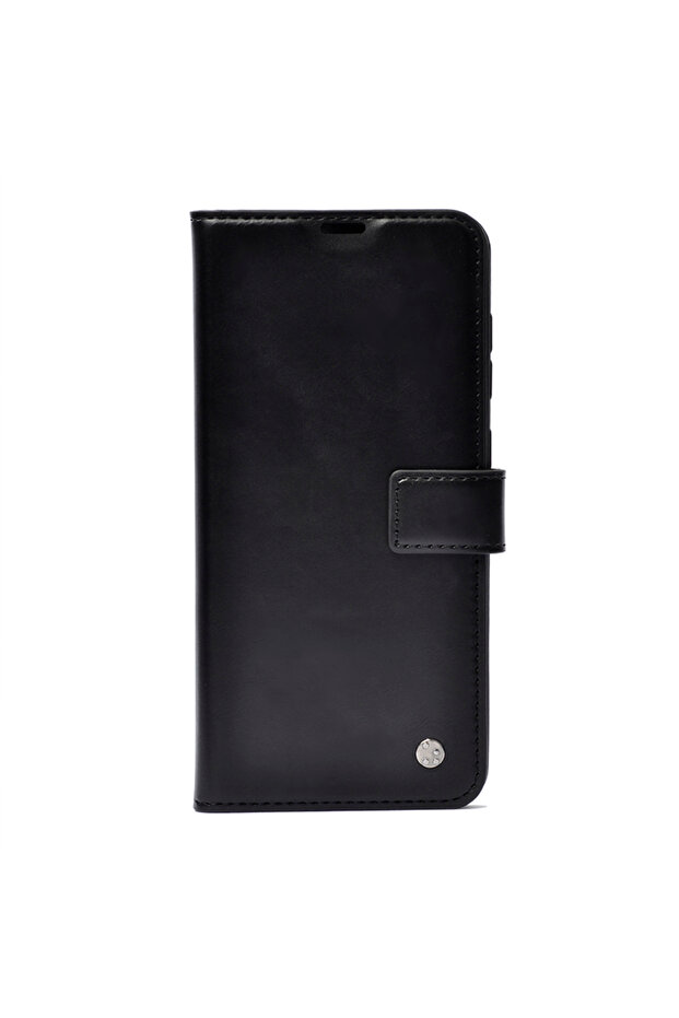 Redmi Note 14 4g Case Cppl Kar Deluxe Flip Case - Black - 2