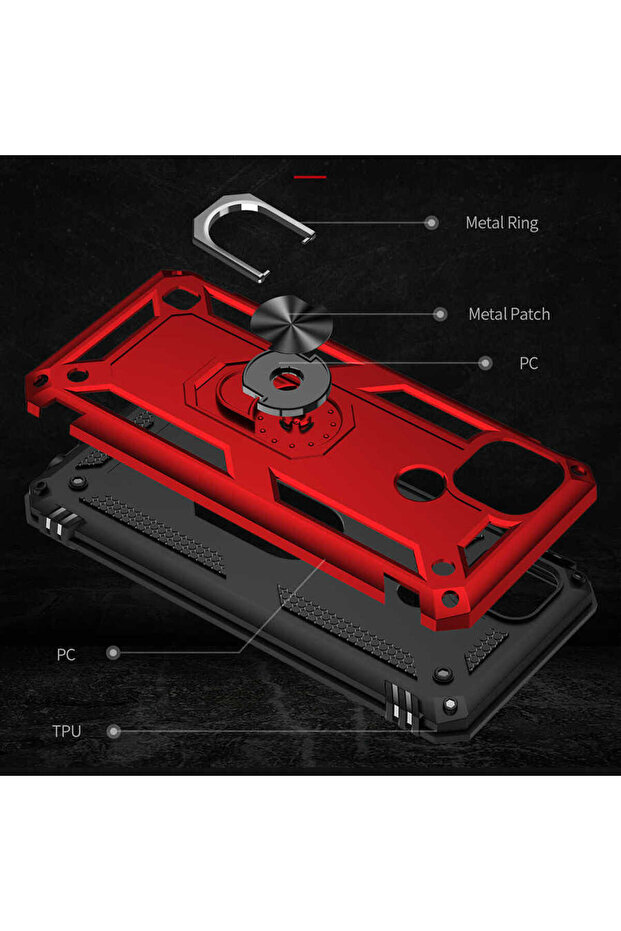 غطاء حماية CPPL Vega لهاتف ريلمي C21 - أزرق - 8