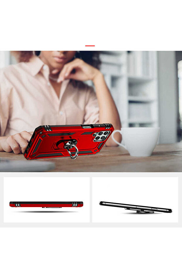 غطاء حماية CPPL Vega لهاتف جالاكسي M33 - أحمر - 7