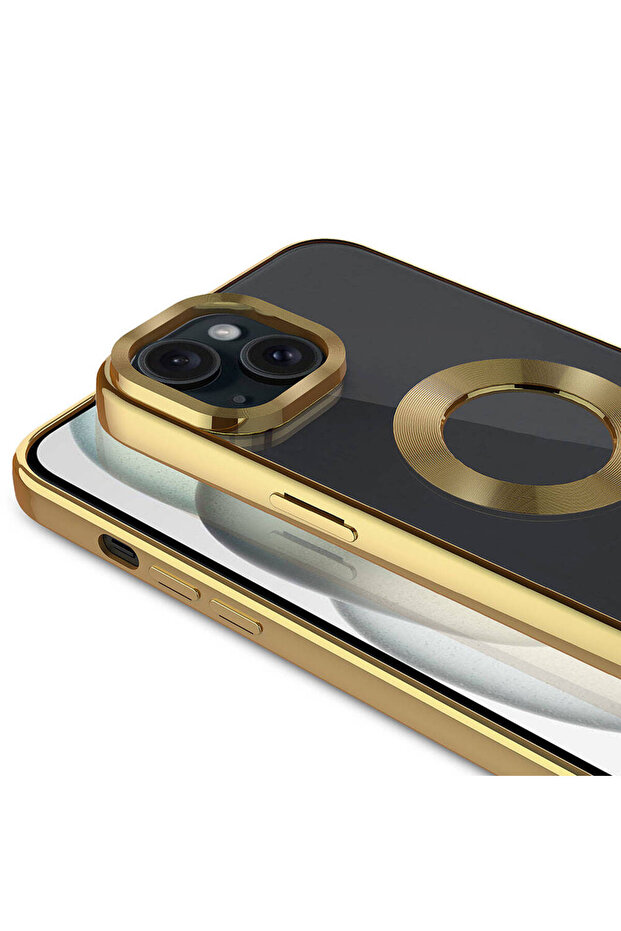Cppl Omega Case with Logo Showing Single Camera Frame Compatible for iPhone 15-Deep Purple - 3